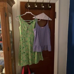 Lily Pulitzer dress, skirt, top